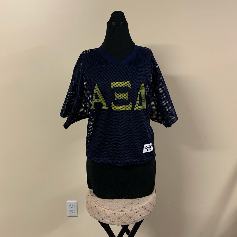 New S/M Alpha Xi Delta Football Jersey Small Medium